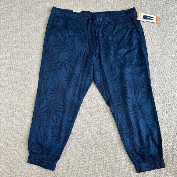 Orvis Joggers The Perfect Travel Pant Size XXL Tencel Blue Bay Leaves - Picture 1 of 11